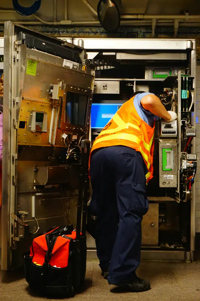 Precision maintenance in progress